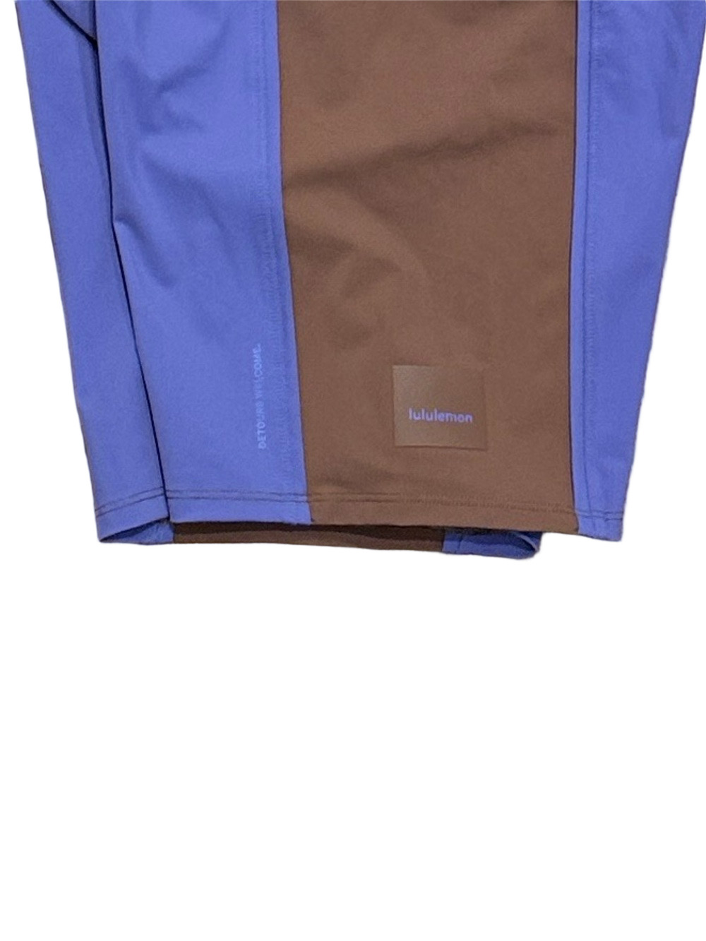 Lululemon Hike to Swim Bike Short Indigo/Brown | Size 8, 6” Inseam - Picture 7 of 9
